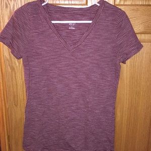 Red and white striped T-shirt